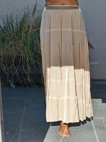 flot camel boheme nederdel fra little italy.