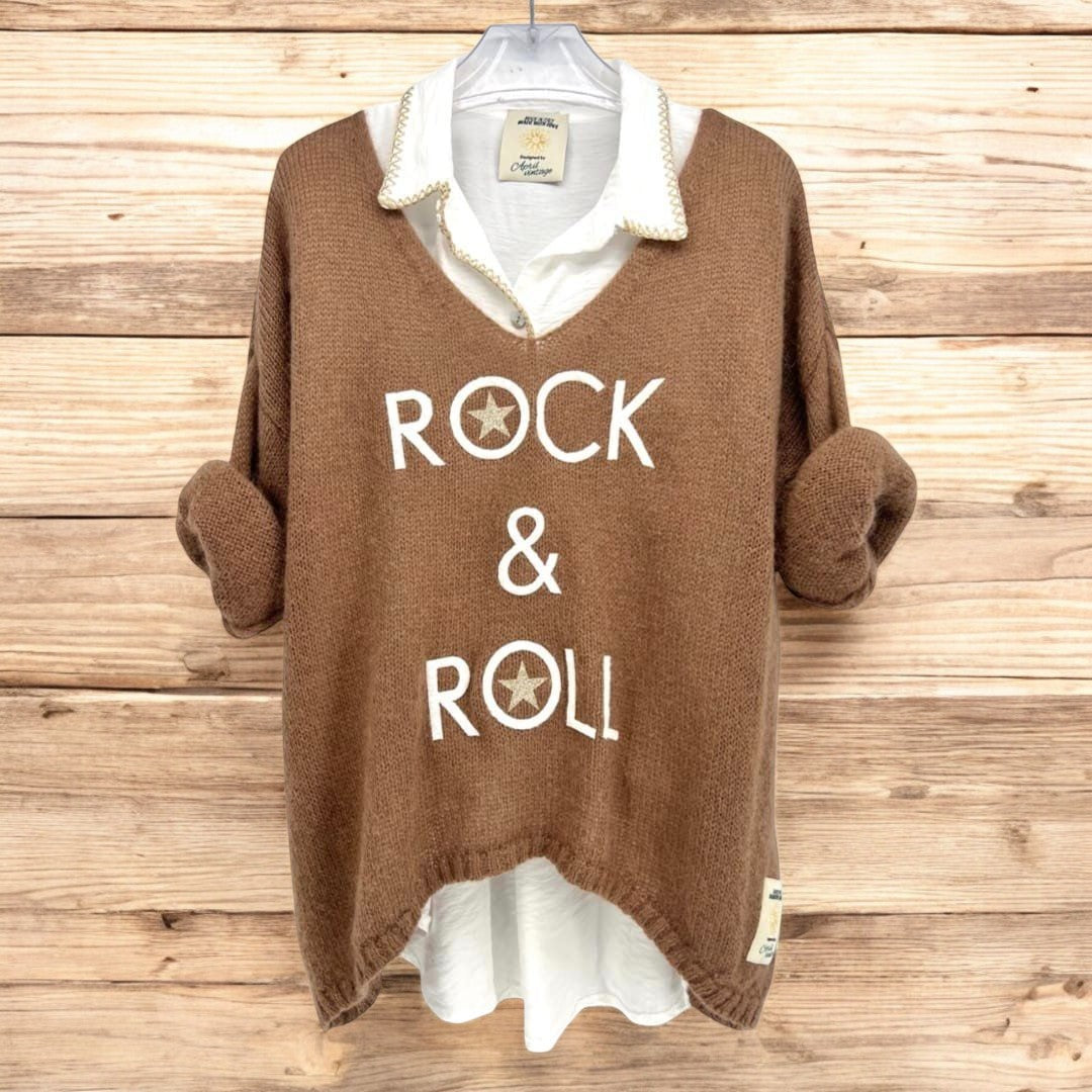 FLOTTE STRIK BLUSER I 3 FARVER FRA APRIL VINTAGE.