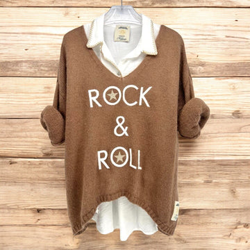 FLOTTE STRIK BLUSER I 3 FARVER FRA APRIL VINTAGE.