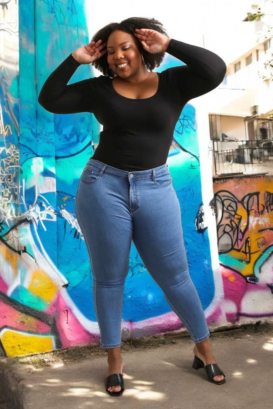 super strechy jeans i str 44-54