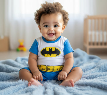 blå batman body stocking