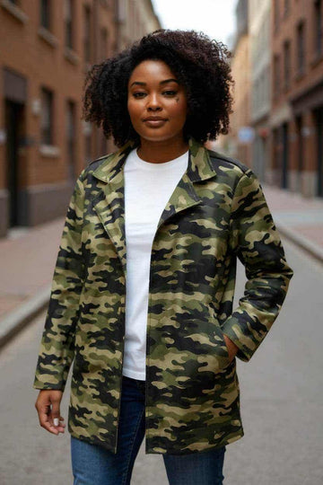 flot camouflage frakke fra little italy.