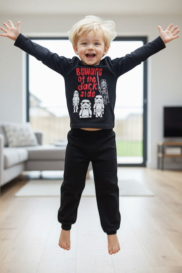 sort star wars pyjamas sæt.