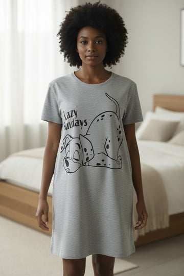 lysegrå homewear nat kjole fra disney