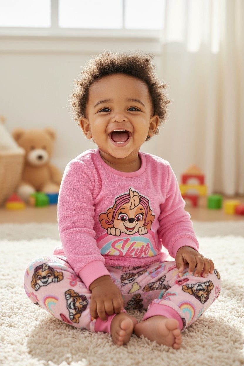 lækkert homewear sæt fra skye paw patrol.