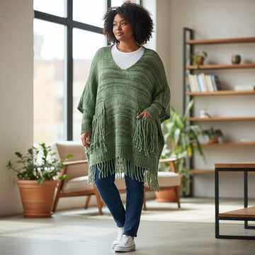 lækker strik tunika fra little italy