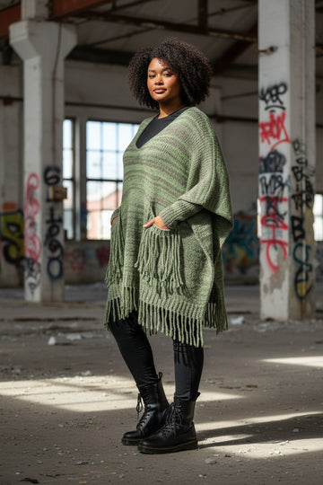 lækker strik tunika fra little italy