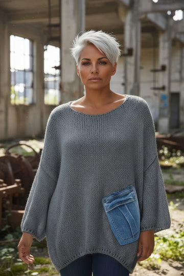 super flot strik trøje fra sexy woman