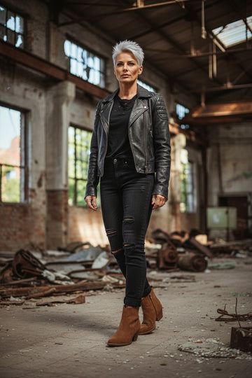 flotte ruskind cowboy støvler