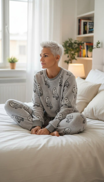 lækker blødt homewear sæt str L/XL.