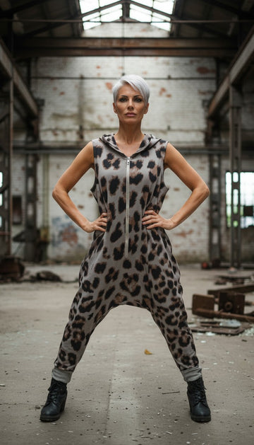 flotte leopard jumpsuit i 4 farver.