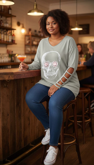 flot lys sand farvet bluse fra little italy