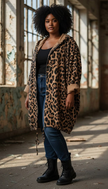 camel leopard cardigan fra little italy.