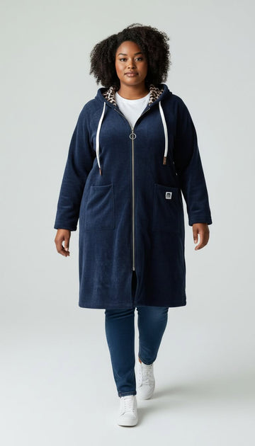 lækker blød navyblå cardigan