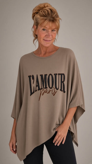 flotte bomulds poncho i 4 farver.