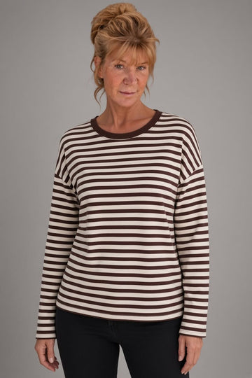 flotte stribet basic bluser i 3 farver.