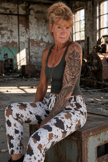 flotte hvide camo strech bukser.
