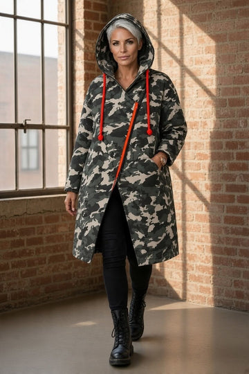 flot camouflage frakke