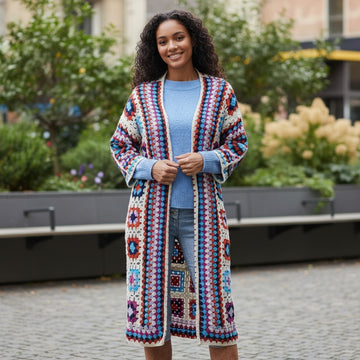 super flot boheme cardigan fra little italy.