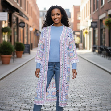 flot boheme cardigan fra little italy.