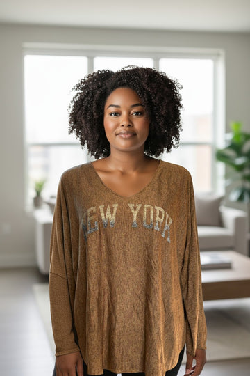 flotte bluser med print new york fra little italy