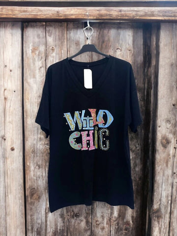 flotte nye wild chic t-shirts i 2 farver str 42-50