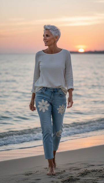 SUPER FLOTTE LYSE JEANS FRA SEXY WOMAN