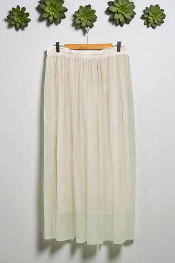 flot beige nederdel fra little italy.