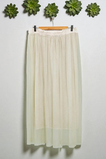 flot beige nederdel fra little italy.
